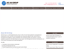 Tablet Screenshot of jasjaigroup.com